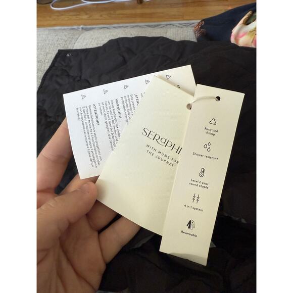 seraphine leopard reversible quilted jacket NEW - Picture 8 of 8